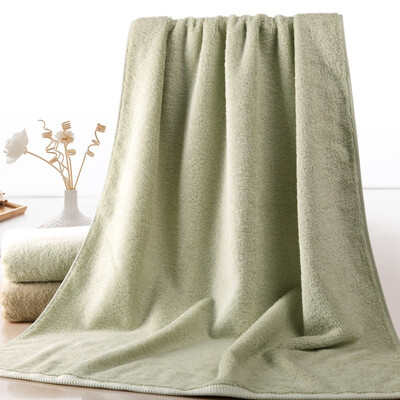 

Montagut полотенце домашний текстиль Синьцзян длинное штанину хлопковое полотенце толстая вода простая и удобная G зеленый 539g 70 * 140 см