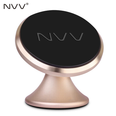 

NVV car phone stand SC-Z2 car center console magnetic support bracket Apple Huawei millet phone clip gold
