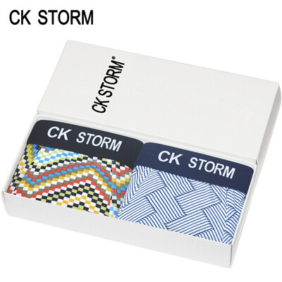 

CK STORM Men Modal Underwear Men Boxer shorts 2 Pack Boxed Gifted