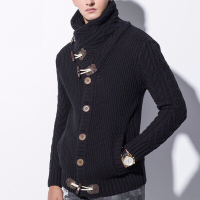 

Autumn Winter Fashion Casual Cardigan Sweater Coat Men Loose Fit 100 Acrylic Warm Knitting Clothes Sweater Coats Men