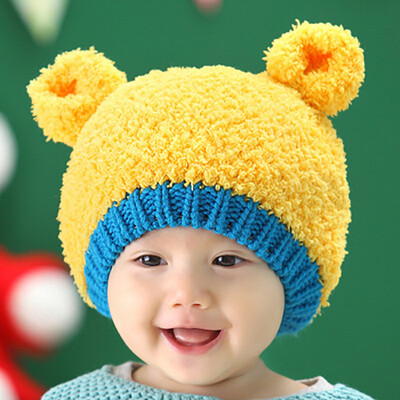 

Boy girl baby hat baby hat autumn and winter children winter hat warm baby wool hat