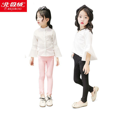 

Arctic cashmere children&39s trousers 2017 autumn&winter girls pants outside wear base Korean children&39s clothing casual pants pink 120