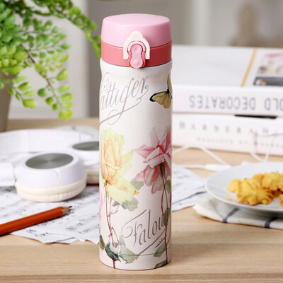 

A Ting Stainless Steel Thermos Cup Water Bottle Water Cup with lid Cap 304