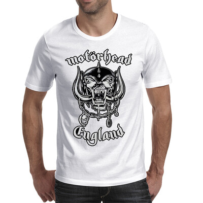 

2017 MEN BONE Mens Fashion personality T-Shirts with shirt sleeve motorhead pattern