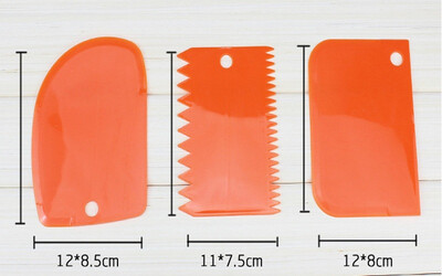 

Cntomlv установлены пластиковые деньги глазурь fondant скребок пирог украшают выпечки булочек инструменты простой плавного Jagged