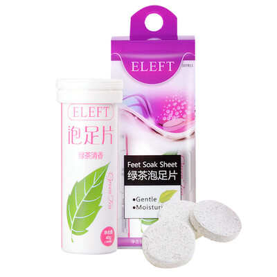 

ELEFT green tea bubble foot foot bath soak 10 piece