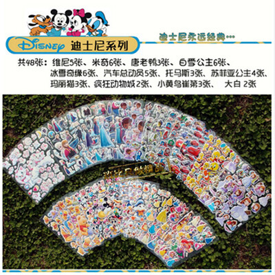 

бэмби дерево детей 3D - мультфильм наклейки детского сада награды наклейки малыш наклейки девочек принцесс пузыри наклейки