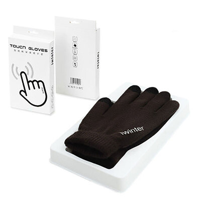 

Knitted touch gloves men women autumn winter warm lovers models wool cashmere anti - slip gloves
