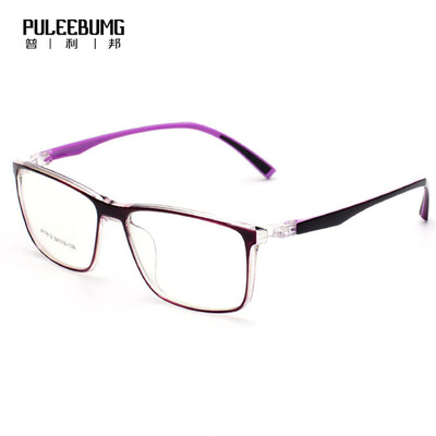 

Puleebumg spectacle frame men&women general sports type full frame of the influx of people simple myopia optical flat light P1