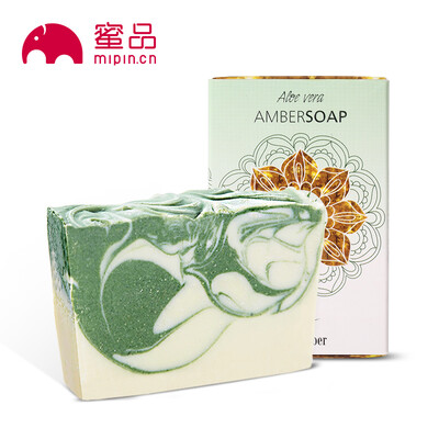 

Мед продукты (MIPIN) Алоэ Вера Мыло 100г (Литва импортировала Угри на лице Мыло мытья мыло подарок: Вспенивание Net)