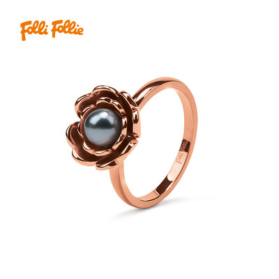 

Folli Follie Ms. Fuli Furu FLEUR MUSE series rose gold ring 3R16T056RDP 54