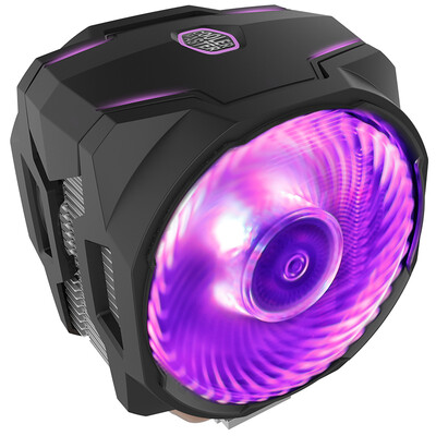 

Cooler Master T610P CPU Air Cooled Radiator supports I9 2066 AM4 6 heat pipe 12CM dual fan synchronous 4-panel RGB lamp