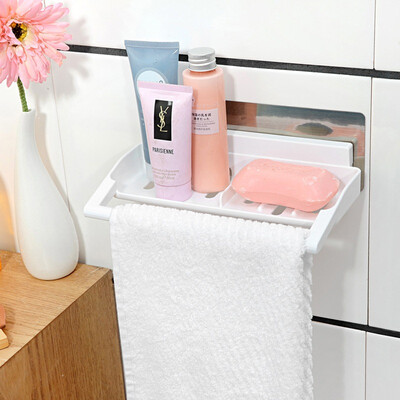 

[Супермаркет] Jingdong дом двойной праздник присоска держатель мыла ванной вешалка для полотенец многоцелевой стеллажи Бесшовные слив ванной комнаты и установить SQ-5054