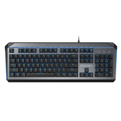 

Dareu EK822 104 key PBT key cap backlight game Wired mechanical keyboard BOX shaft black silver