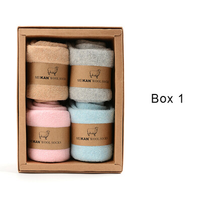 

MEIKAN Women Wool Socks Winter Warm Terry Socks 4Pair/lot