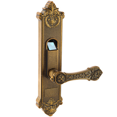 

Yuhuaze upgrade paragraph Merlin bamboo chrysanthemum interior door lock bedroom door lock mute double-tongue security lock orchid