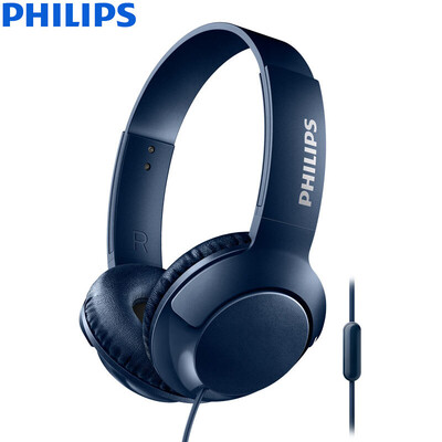 

Philips (Филипс) Уровень моды провод наушников бас-выкл бас + SHL3075 (синий)