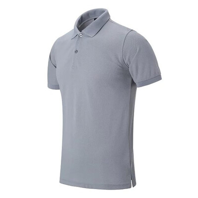 

Men Cotton Polo Shirt Man Fashion Short Sleeve Tops Tees