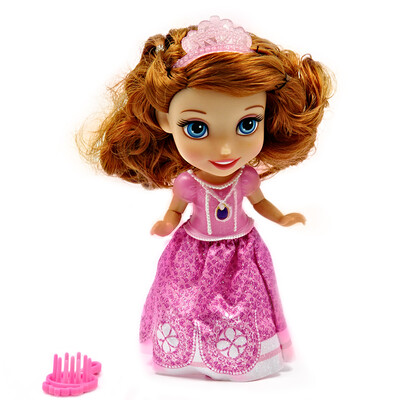 

Дисней (Disney) девочки играть дома детские игрушки, кукла Барби кукла куклы костюм модели подарок игрушки дня рождения девочка София Первого платье Up Kit 98849