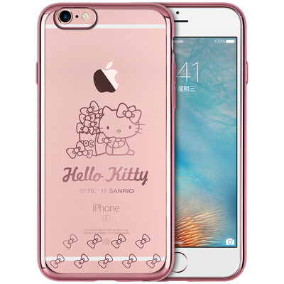 

Hello Kitty Apple, 6 / 6с телефона оболочка iPhone6 ​​/ 6с мультфильм прозрачная Выдерживает падение защитного рукава оболочка покрытия 4,7 дюйма контроля бабочки