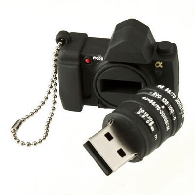 

New Black Camera 4GB USB Flash Pen Drive Memory Stick Thumb