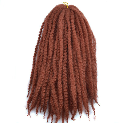

Chorliss Ombre Color Synthetic Crochet Braiding Hair Kinky Twist Braids Hair Extension 8pcs/lot
