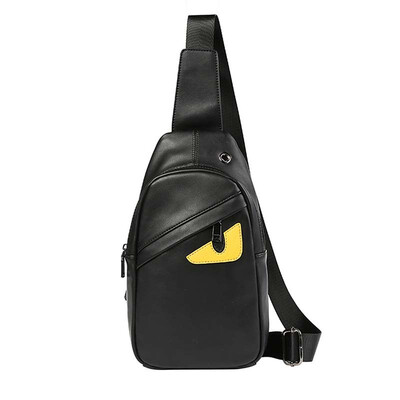 

WOODSEED无同素小怪兽时尚迷彩胸包男单肩斜挎包韩版时尚潮流休闲背包2312