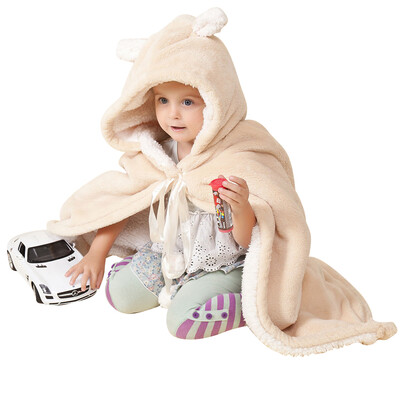 

Baby hugging cloak, autumn winter cotton thickening, male and female children's shawl jacket, newborn children out clothes, baby c