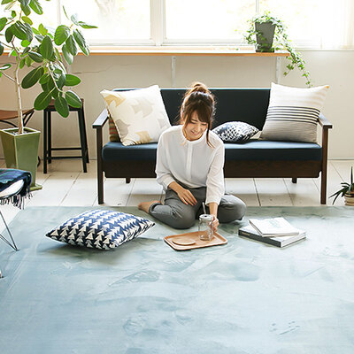 

Maia carpet bright coral fleece thick living room bedroom full linoleum carpet 200 300cm gray