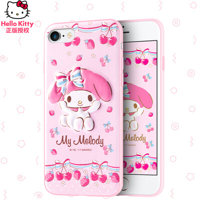 

Hello Kitty Apple 78 Phone Case iPhone7 8 Case Cartoon cute all-inclusive drop-resistant mobile phone sets 47 inches - Fun Melody