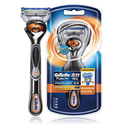 

Gillette Mens Razor Set Razor Handle Blade Refill Battery