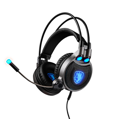 

Siders (Sades) R1 7.1 наушника гарнитуры H1Z1 игрового компьютер гарнитур с пшеничным черным и синим