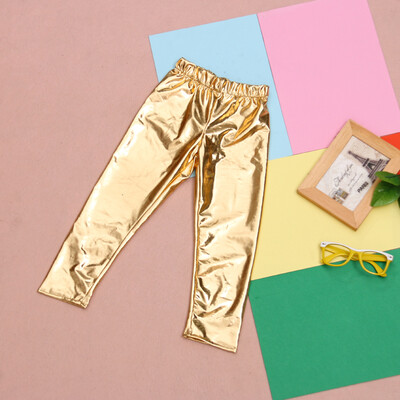 

CANIS@Hot Fashion Baby Girls' Meryl Shiny Solid Skinny Leggings
