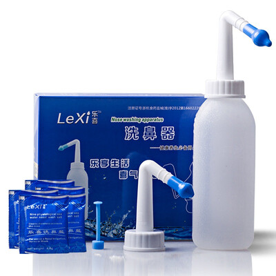 

Lexi LeXi nasal wash device (nasal irrigation +30 bags of nasal salt) yoga neti pot