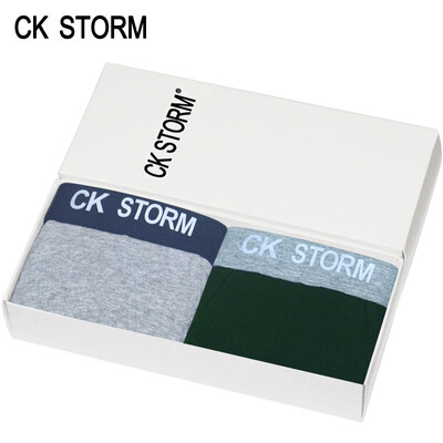 

CK STORM men&39s underwear flat pants combed cotton U lapel bag three-dimensional parcel ck storm series male underwear 2 gift box
