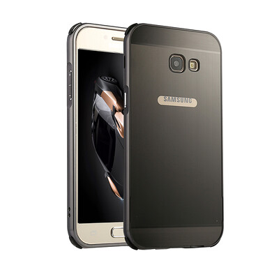 

Корпус для Samsung Galaxy A5 2017 Алюминиевый бампер + акриловая панель Назад Глянцевая обложка для Samsung A520