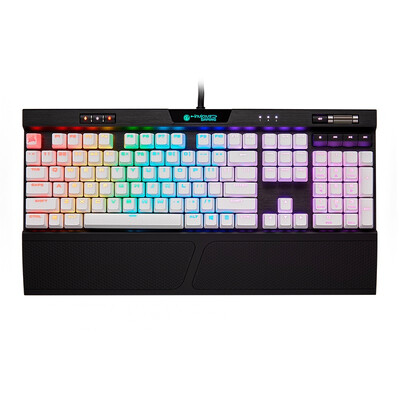 

USCORSAIR K70 RGB MK2 iG limited edition mechanical keyboard wired keyboard game keyboard full size black cherry silver axis self-operated
