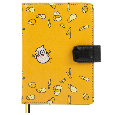 

Kinbor leather A6 PDA Notepad Schedule Handbook Stationery Notebook Red Cat DTB6179