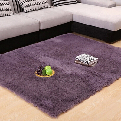 

Jingdong supermarket] green reed plus soft high velvet living room carpet 160 * 230cm deep purple