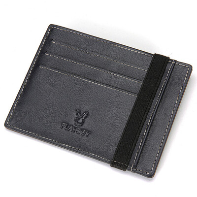 

Playboy men&39s leather play card certificate card bag business casual multifunctional wallet PAD0721-7L blue