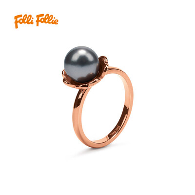 

Folli Follie Fuli Furu Women's FLEUR MUSE Series Rose Gold Rings 3R16T055RDA 54