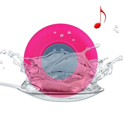 

Waterproof Wireless Bluetooth Stereo Shower Speaker Mini Ultra Portable Handsfree Speakerphone with Built-in Mic