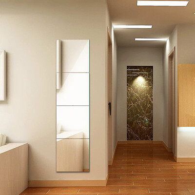 

Merlot full body mirror mirror combination mirror fitting mirror dormitory dormitory paste mirror dance mirror decorative mirror wall hanging wardrobe bathroom mirror 2020cm 6 pieces