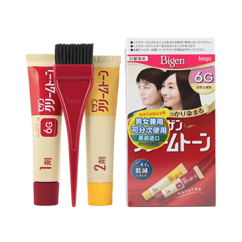 京东超市美源（Bigen）可瑞慕染发膏6G 自然棕色（美源染发膏染发霜 植物染发剂 遮盖白发 健康安全温和不易伤发）