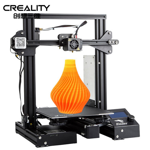 创想三维3d打印机高精度准DIY教育三D打印机 企业家用3D打印机工业级一体机ENDER-3S 整机+1卷耗材