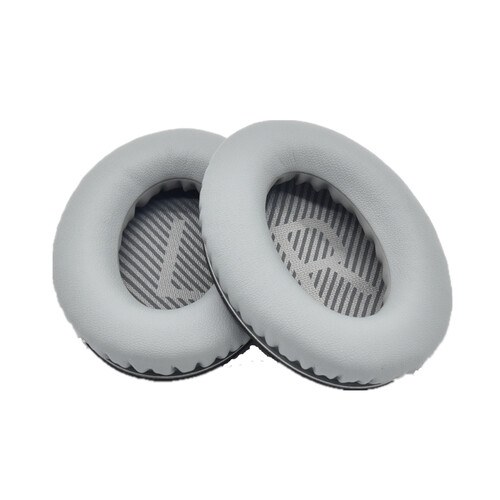 hiinears 博士BOSE QuietComfort 35耳机套qc35耳罩耳机海绵套皮耳套配件 QC35灰色耳罩一对
