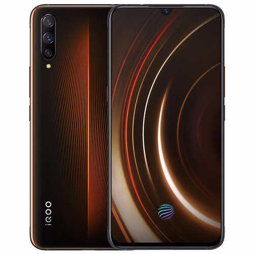 vivo【至高优惠400】iQOO水滴全面屏超广角AI三摄高通骁龙855电竞游戏手机 熔岩橙 6GB  128GB