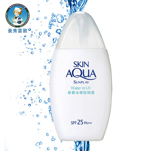 曼秀雷敦新碧水感防晒霜100ml SPF25+（面部全身适用 男女学生军训 防晒隔离乳女 大瓶装）