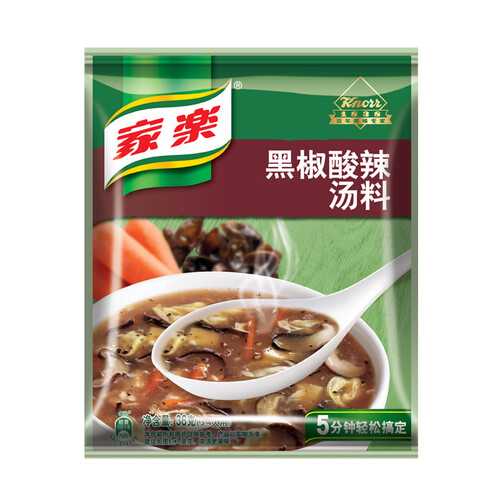 京东超市家乐 快熟汤 黑椒酸辣汤 速食汤料 36g 联合利华出品
