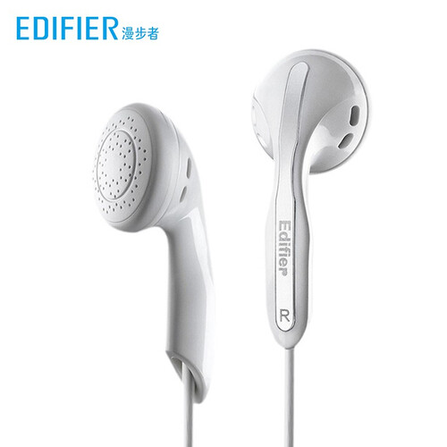 漫步者（EDIFIER） H180/H180P耳机入耳式手机电脑立体声重低音音乐有线通用兼容性强耳塞 珠光白